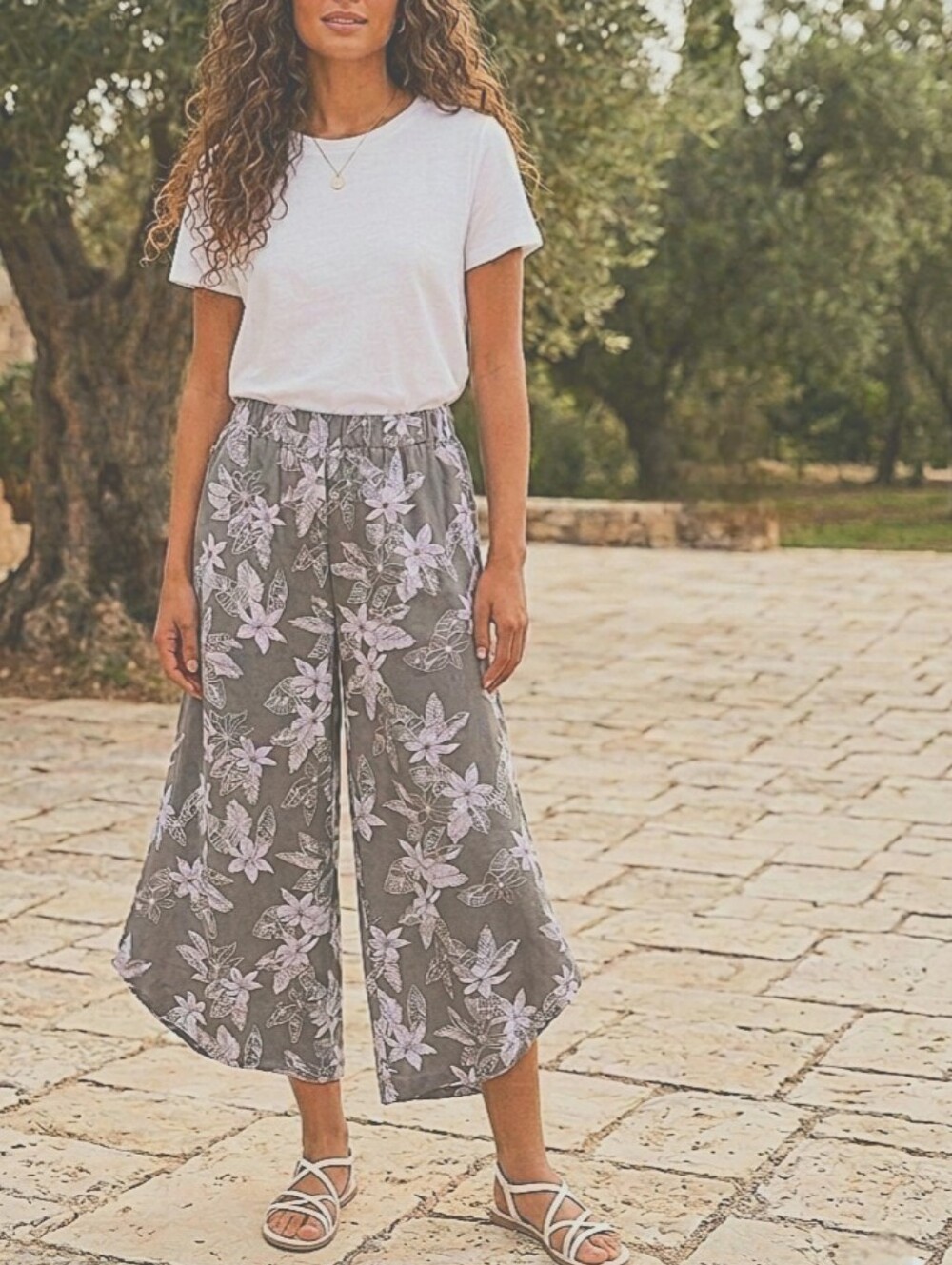 💙 Floral Culotte